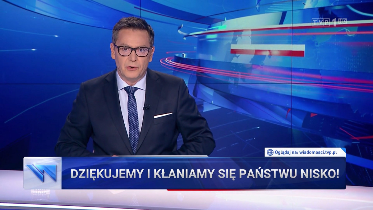 "Kłaniamy się państwu". "Wiadomości" ogłaszają wielki sukces