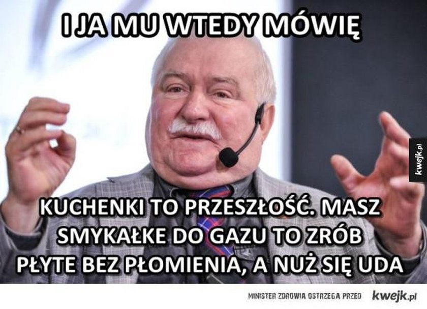 Wałęsa nowym królem memów