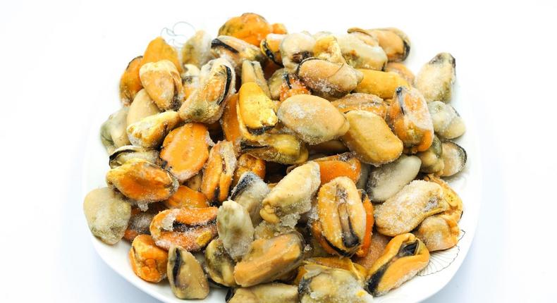 Pan Fried Mussels (Adodi)