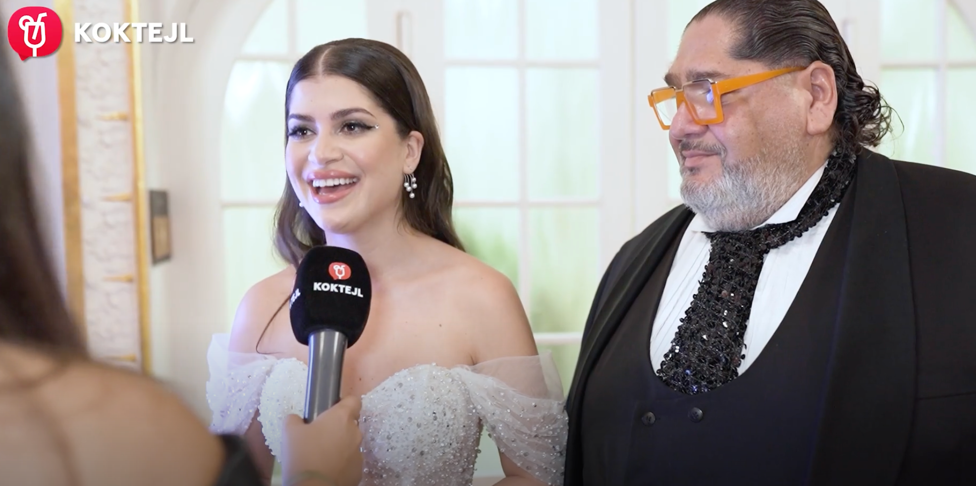 Vanessa Šarközi a Ernest Šarközi na Prešporskom bále.