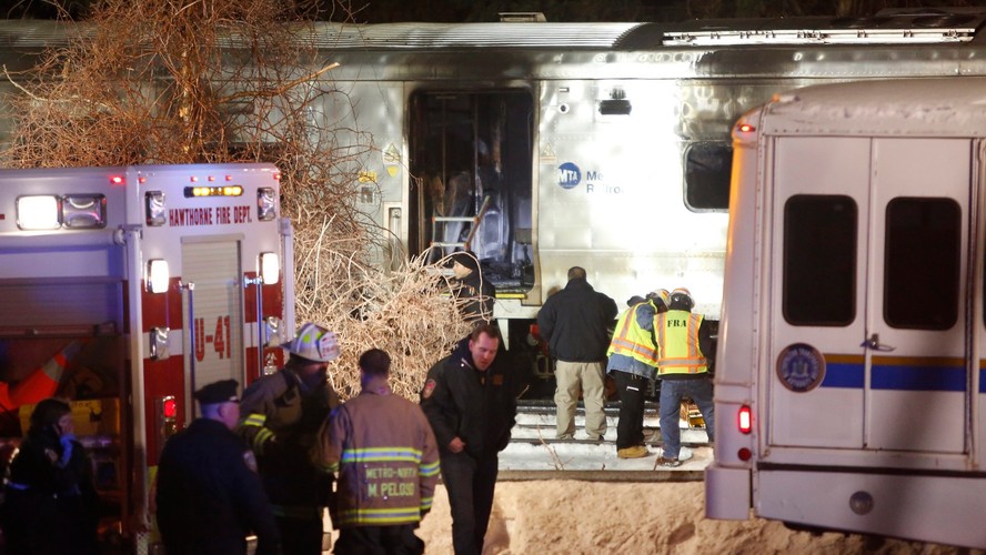 Miejsce zderzenia pociągu z samochodem