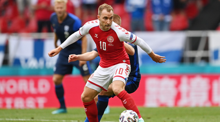 Eriksen már sokkal jobban van, de még kórházban tartják /Fotó: MTI/EPA/Stuart Franklin