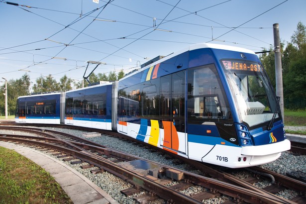 To jeden z 5 tramwajów Tramino dla miasta Jena. Solaris pokaże go po raz pierwszy w Polsce 24 września na targach Trako w Gdańsku Źródło: Solaris