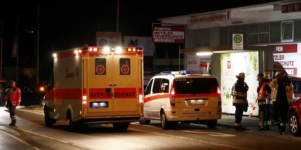 Niemcy. Atak szaleńca w pociągu z Treuchtlingen do Würzburga