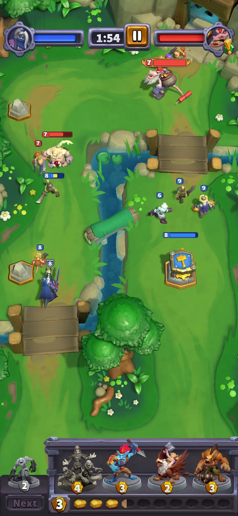 Warcraft Arclight Rumble - screenshot z gry (wersja na Androida)