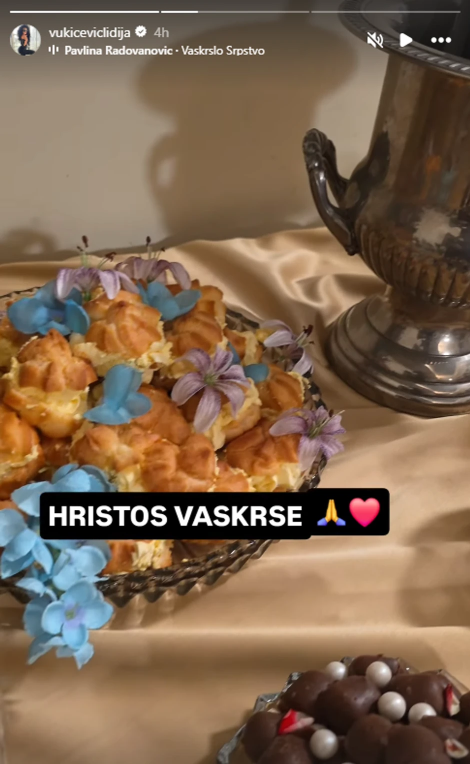 Lidija pokazala trpezu za Uskrs