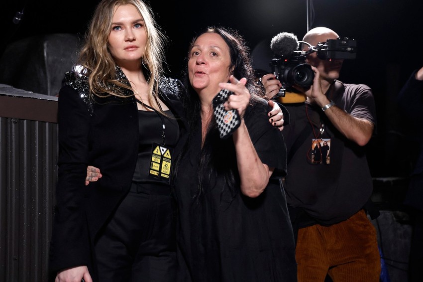 Ana Sorokin Delvi na Nedelji mode u Njujorku 2023.