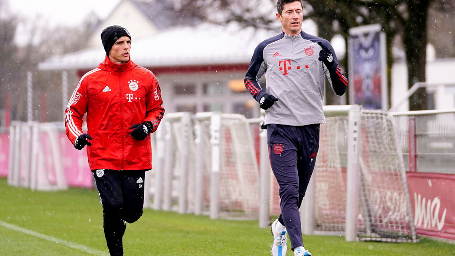 Robert Lewandowski - trening biegowy