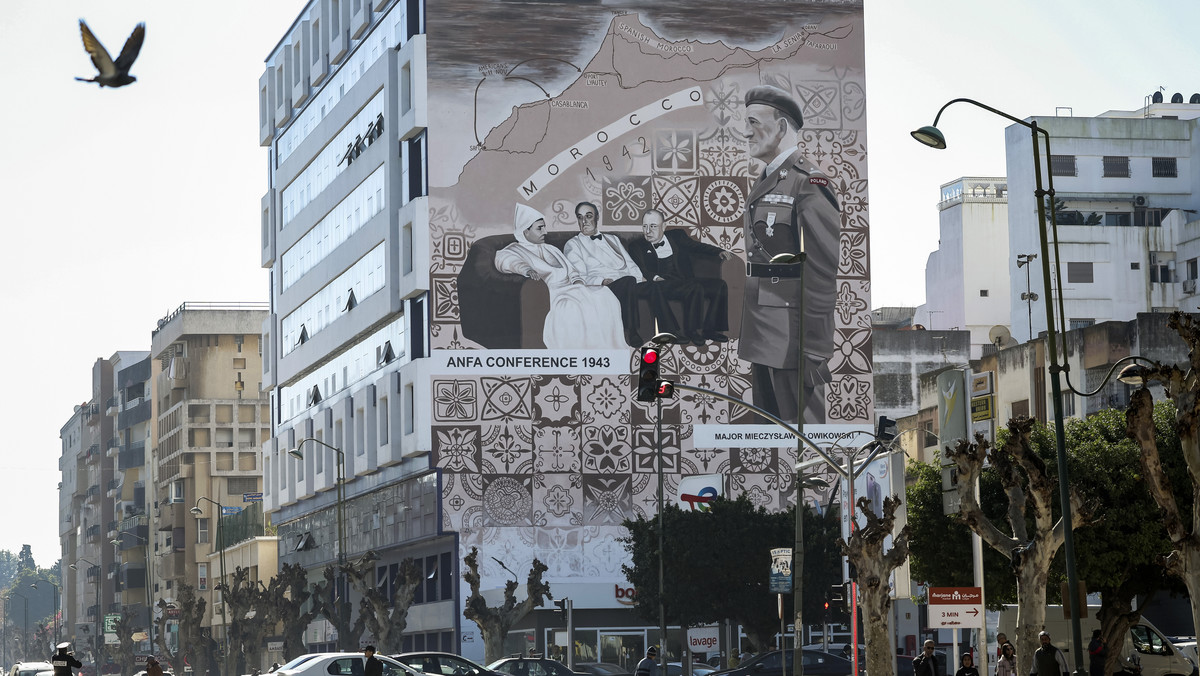 W Maroku odsłonięto mural poświęcony asowi polskiego wywiadu z II wojny światowej