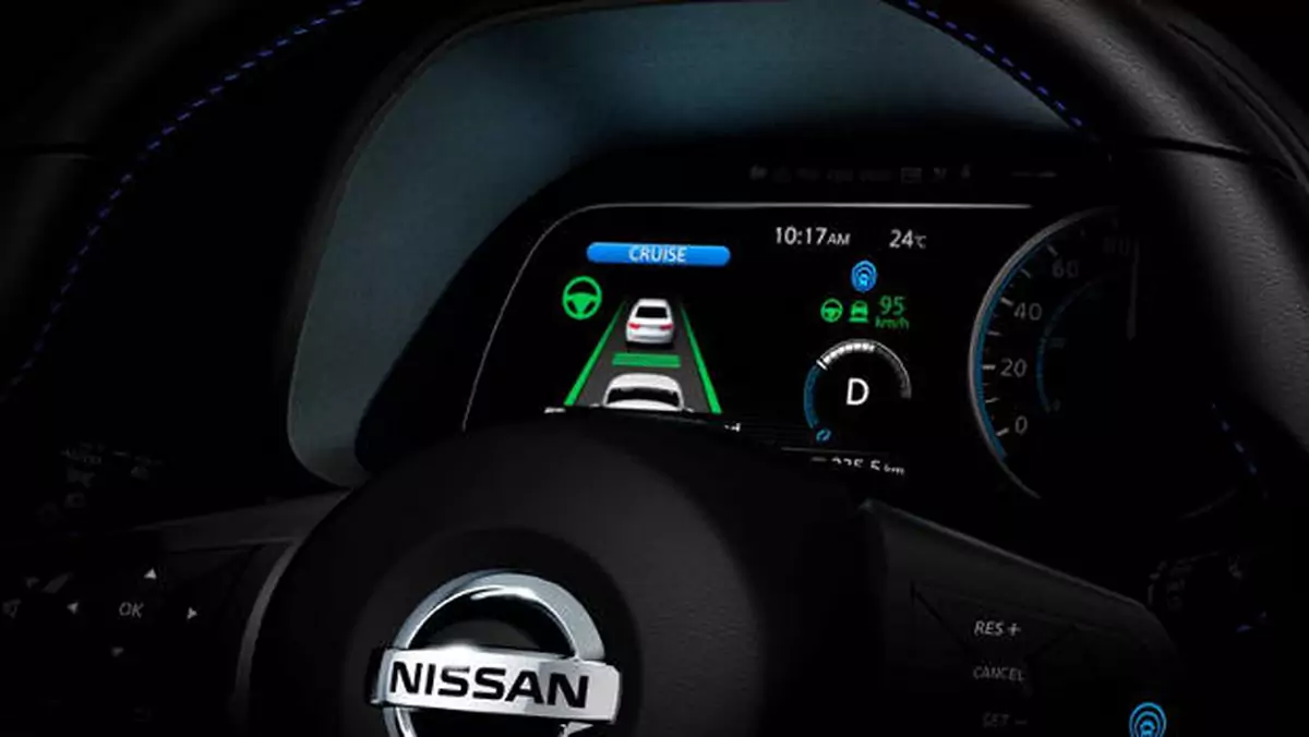 Nowy Nissan Leaf z funkcją ProPILOT do jazdy autonomicznej