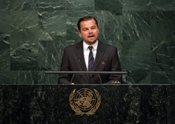 Leonardo DiCaprio przemawiał na szczycie ONZ: Czas skończyć z gadaniem [WIDEO]