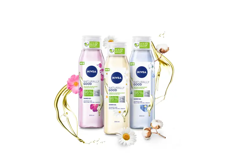 Nowa linia NIVEA NATURALLY GOOD - 100% transparentności dla naturalnie pięknej i zdrowej skóry