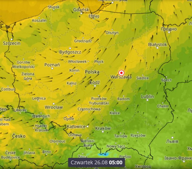 Czekają nas chłodna noc i poranek