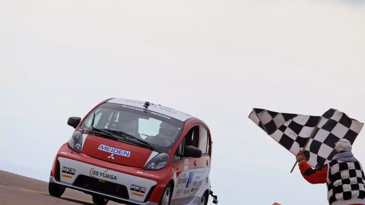 Mitsubishi i-MiEV Evolution na szczycie Pikes Peak