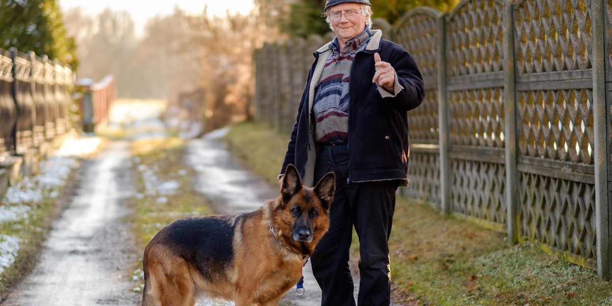 Ernest Skop (78l.) z Tarnowskich Gór mieszkał w samochodzie 