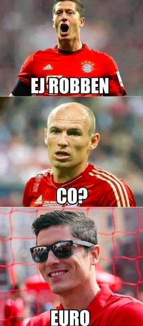 Mem Lewandowski & Robben, fot. Twitter