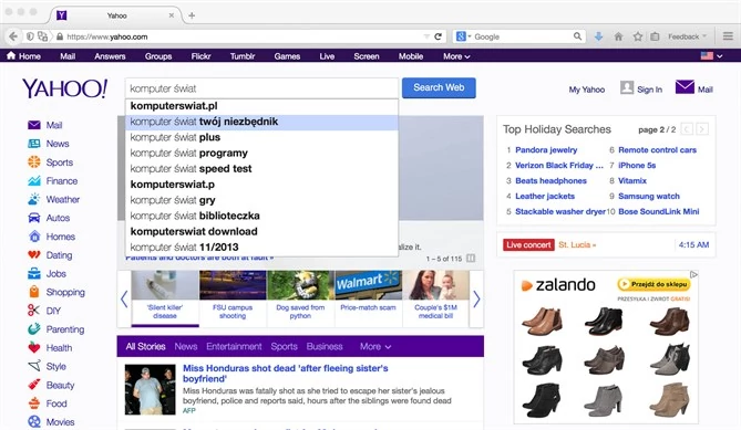 W Stanach Zjednoczonych Firefox teraz dostępny jest z Yahoo!