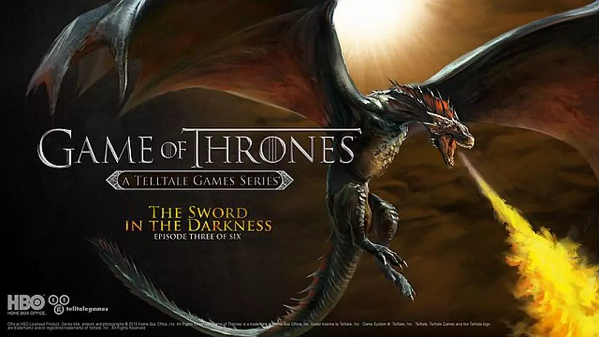 Dziś premiera trzeciego epizodu Game of Thrones: A Telltale Games Series