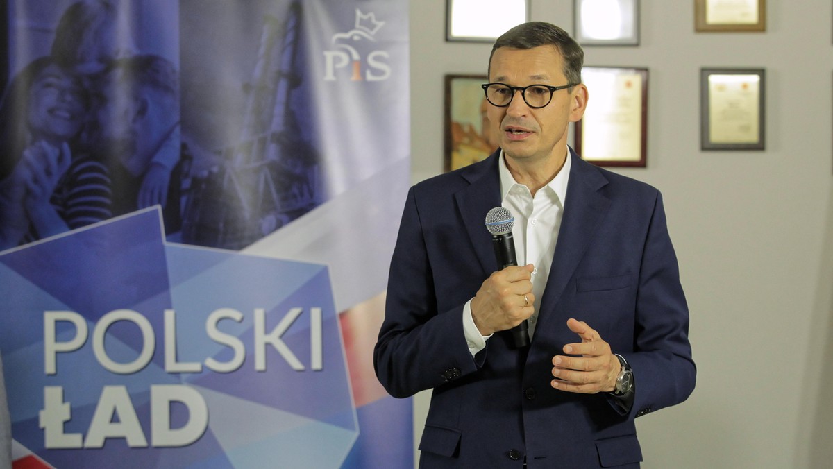 Mateusz Morawiecki promuje Polski Ład  