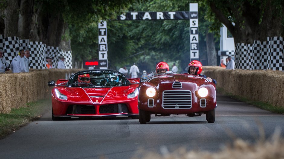 La Ferrari Aperta i Ferrari 125 S