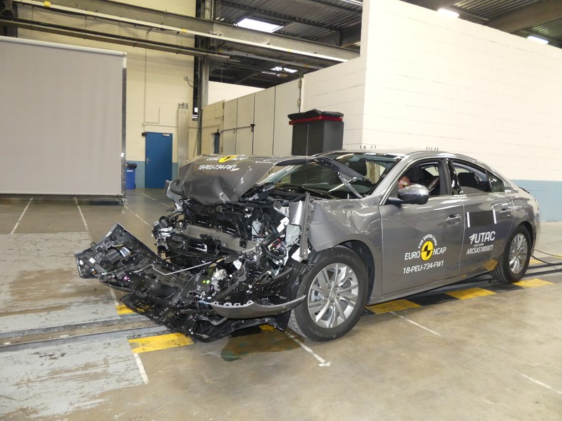 Crash-test Peugeota 508