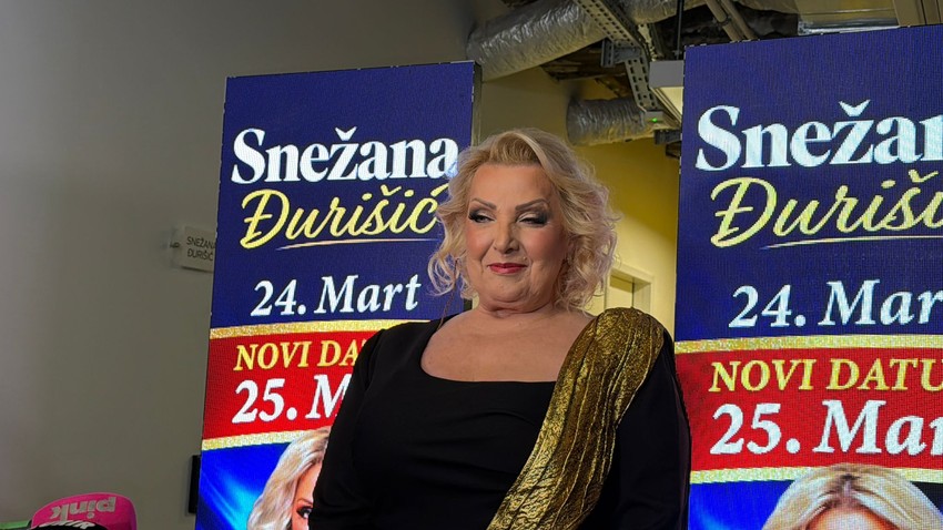 Snežana Đurišić pred koncert u Beogradu