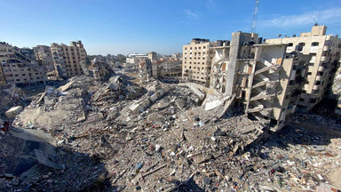 Izraelskie wojsko od rana bombarduje Gazę. Są dziesiątki ofiar