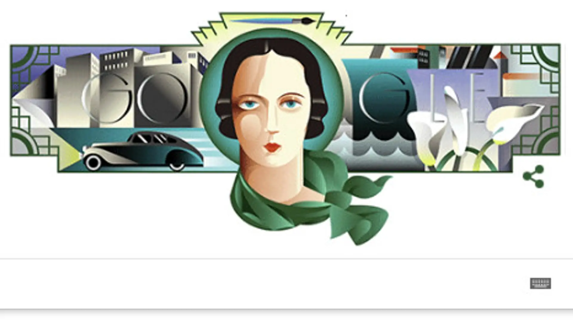 Tamara Łempicka bohaterką Google Doodle