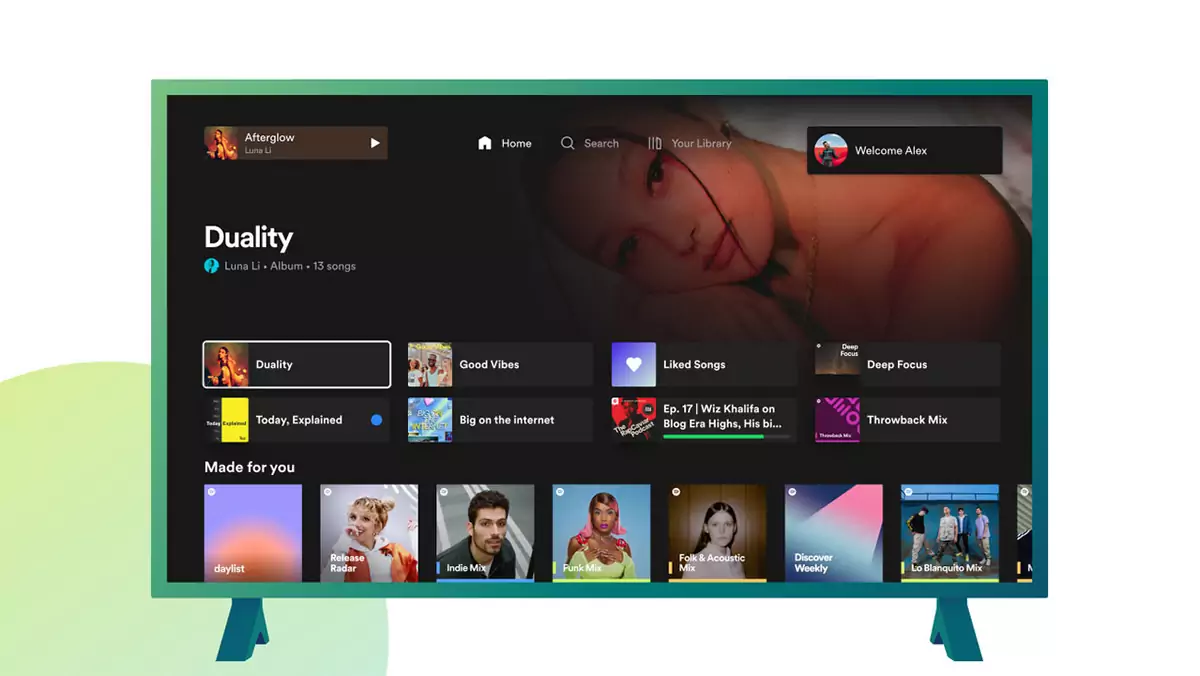 Nowa aplikacja Spotify na TV