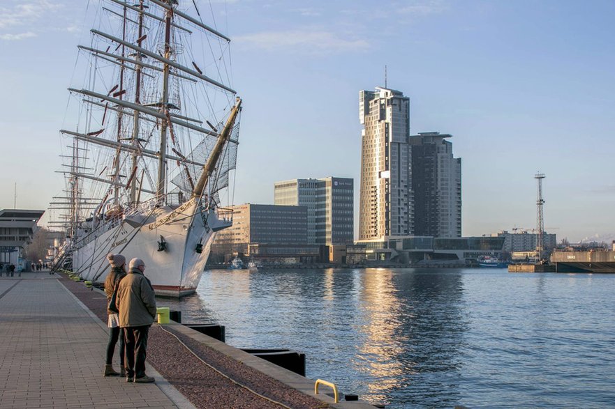 Sea Towers w Gdyni na zdjęciach dla The New York Times. Projekt: Andrzej Kapuścik