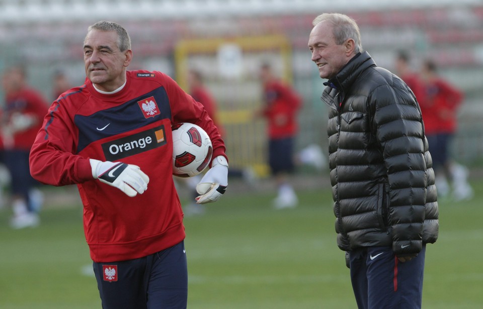 PIŁKA NOŻNA REPREZENTACJA POLSKI TRENING