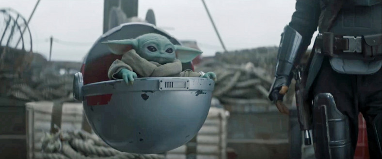 Grogu lub "Baby Yoda", najpopularniejszy bohater serialu "The Mandalorian"