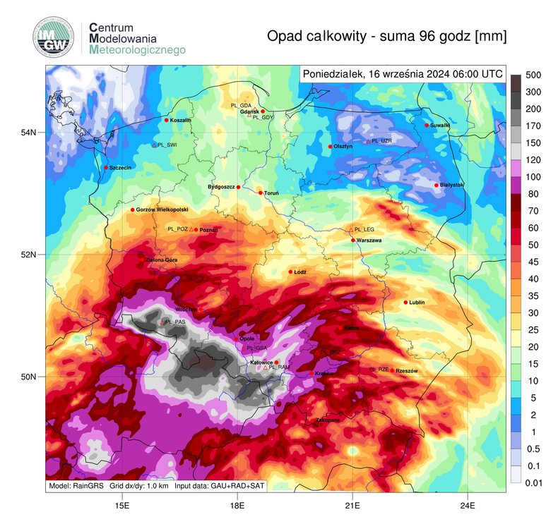 Niż genueński Borys przyniósł w Polsce ogromne sumy opadów