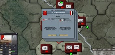 Screen z gry "Hearts of Iron III"