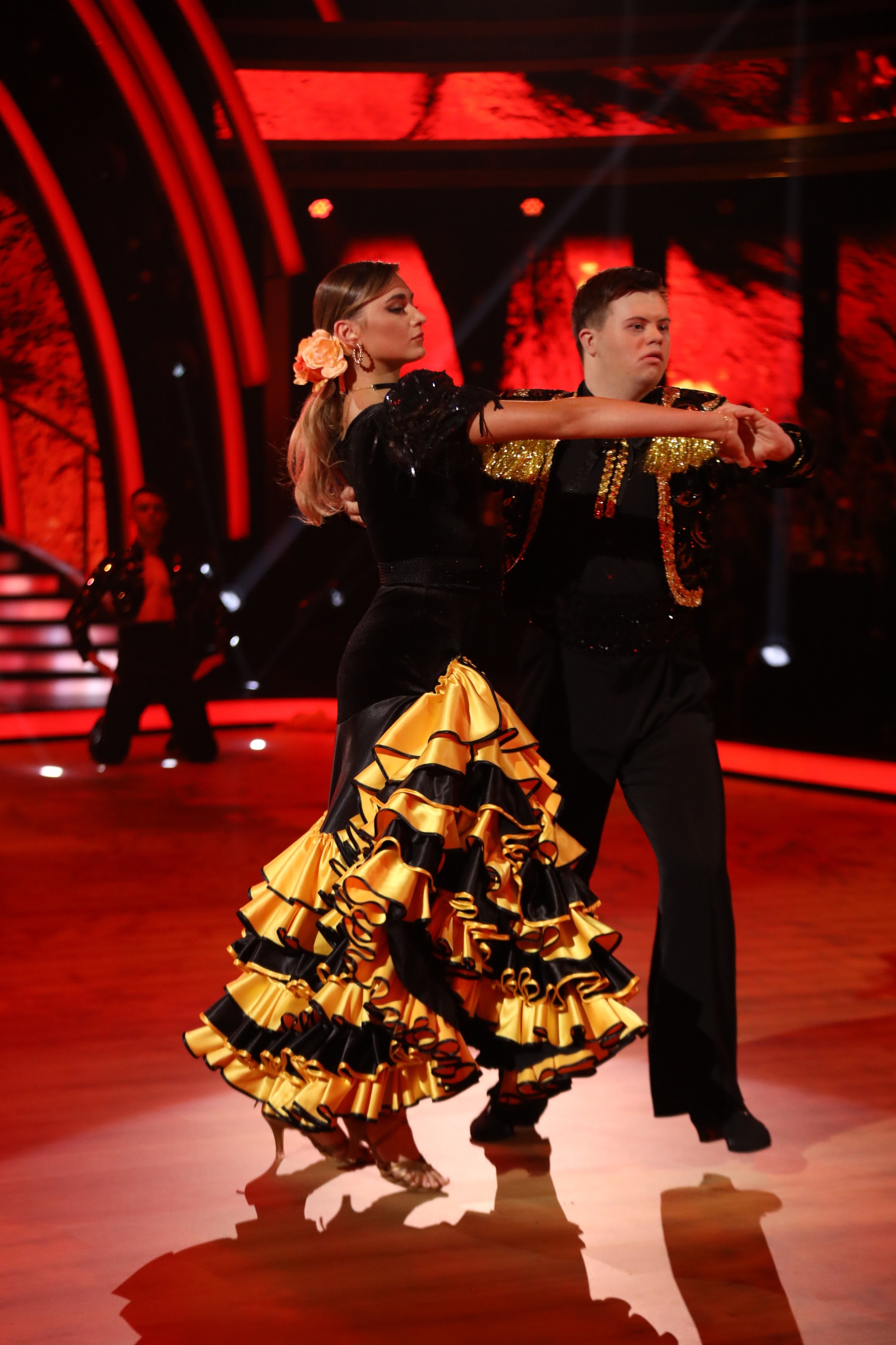 Šimon Jakuš a Patrícia Piešťanská v Let's Dance.