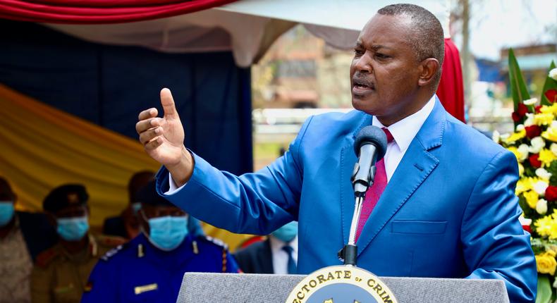 Directorate of Criminal Investigations (DCI) boss George Kinoti 