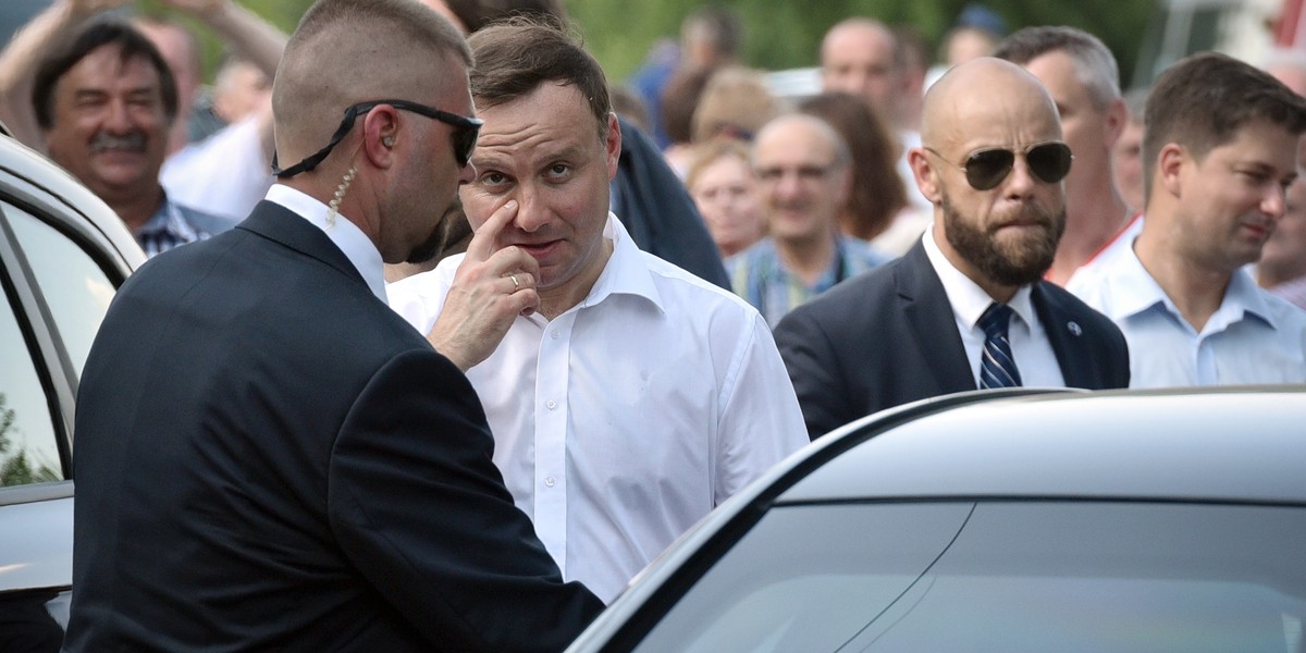 Andrzej Duda objeżdża Polskę.