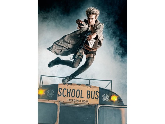 Top Model: Michalina jako wojowniczka z filmu „Resident Evil” (w filmie zagrała ją – Milla Jovovich)