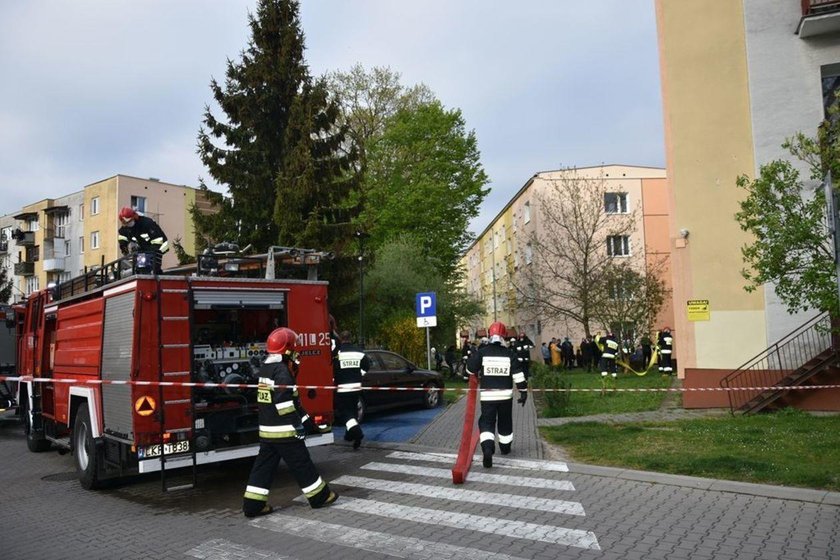 Emeryt mógł wysadzić blok w powietrze