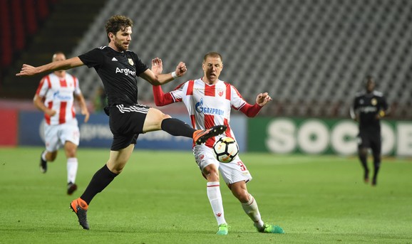 Detalj sa meča Crvena zvezda - Čukarički
