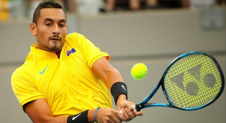 Australia's Nick Kyrgios is ranked 18 in the world