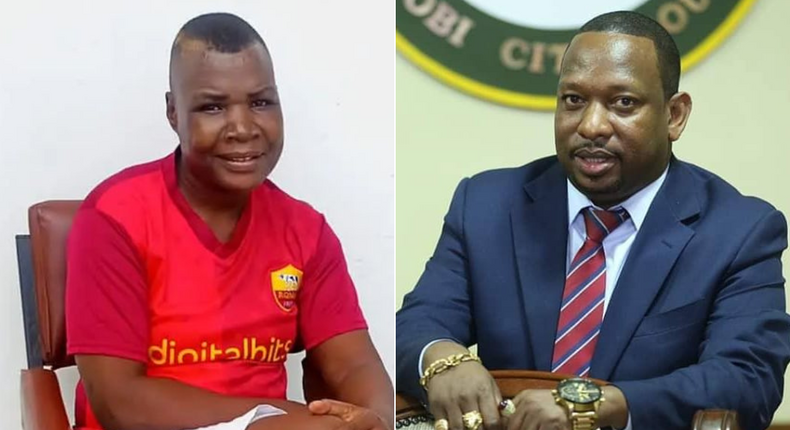 Conjestina Achieng & Mike Sonko