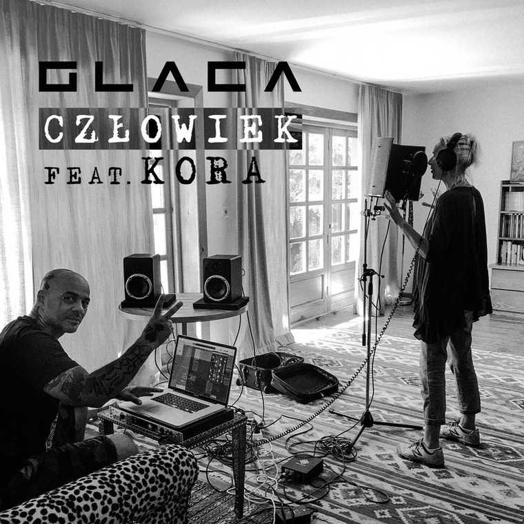 Okładka singla Glaca - Czlowiek feat Kora