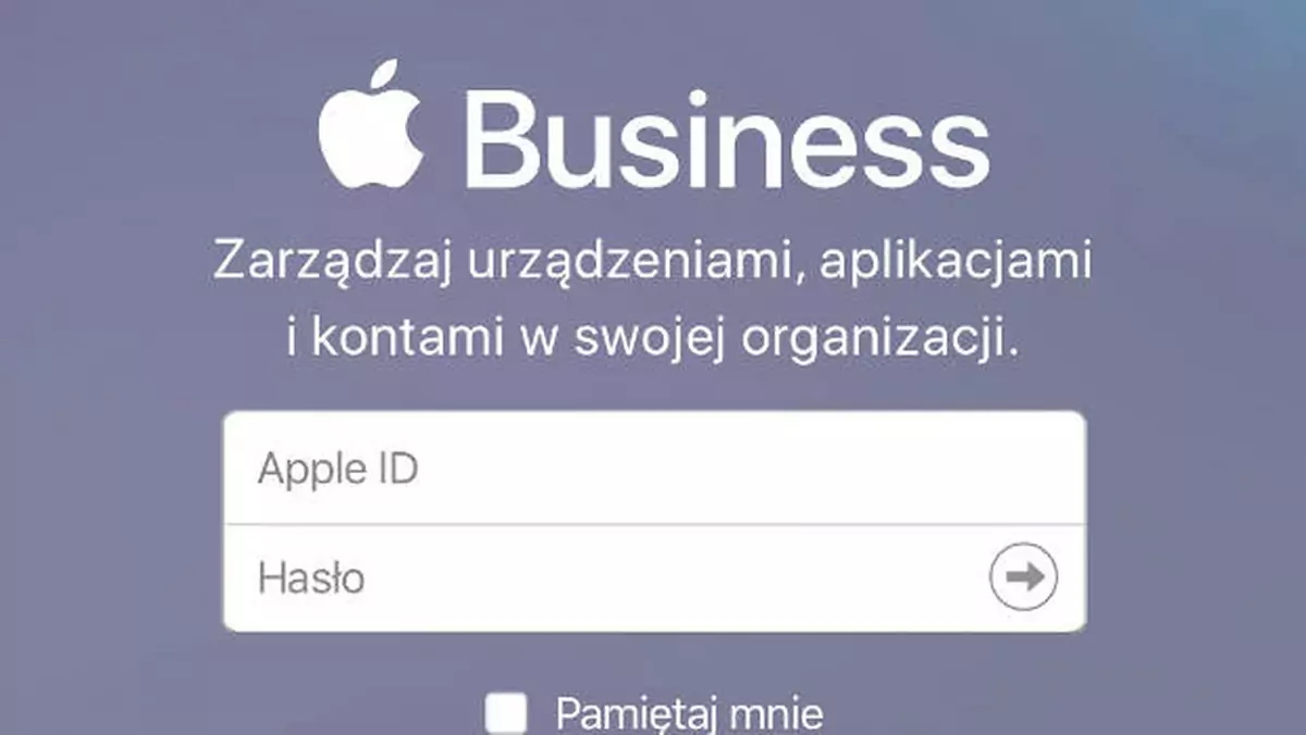 Apple uruchomi platformę Business Manager pod koniec wiosny