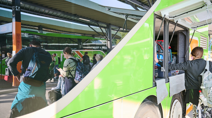 Gyermek született a FlixBus járatán / Fotó: Northfoto