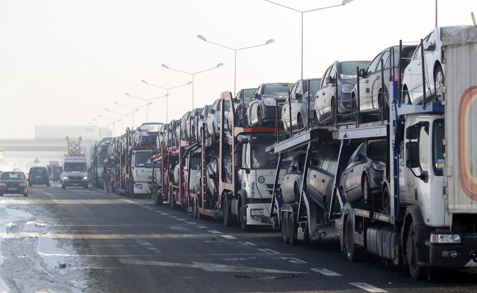 GLIWICE KARAMBOL AUTOSTRADA A4