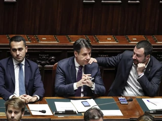 Luigi Di Maio, Giuseppe Conte i Matteo Salvini