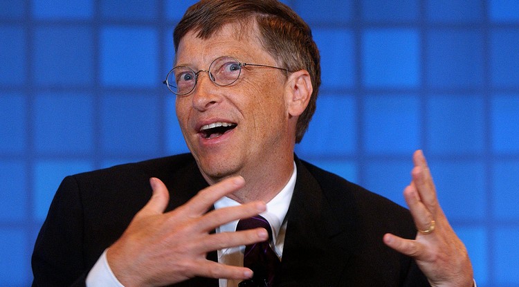 Bill Gates mosolya lehet őszinte