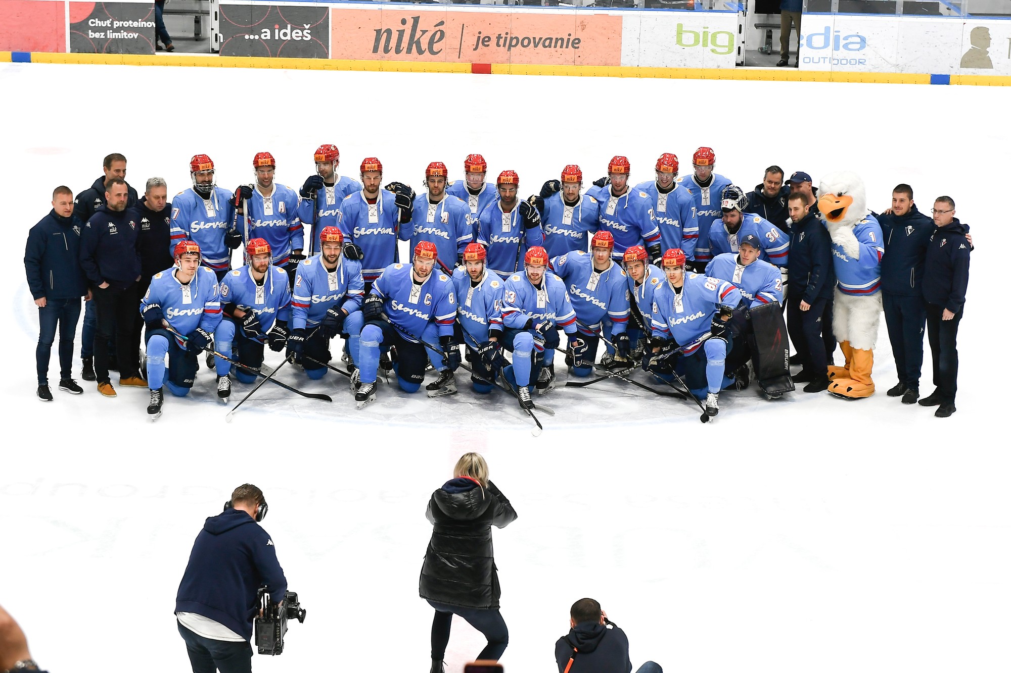 Tím HC Slovan Bratislava.