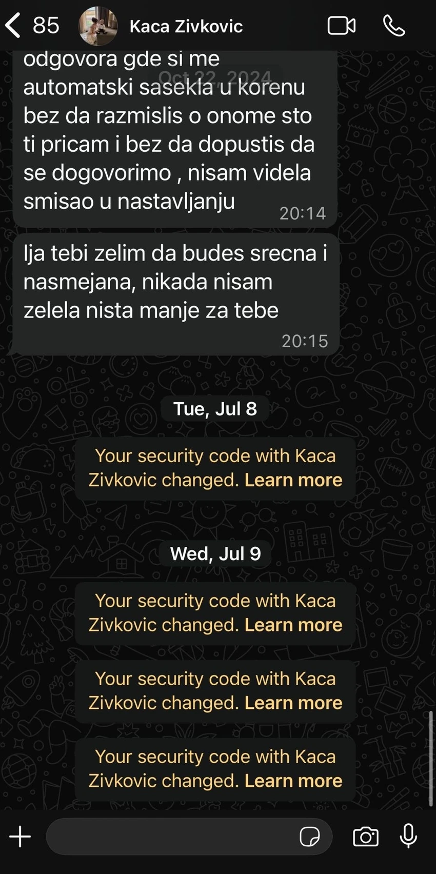 (FOTO) KIJA I KAĆA PREKINULE PRIJATELJSTVO ZBOG DIJANE HRKALOVIĆ Ovo je prepiska koja je razlog svađe: \